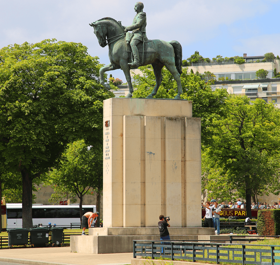 Foch on horseback