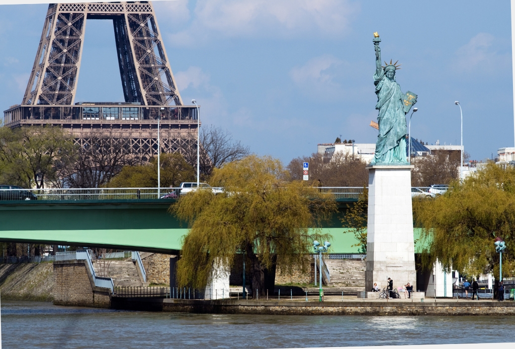 Statue at the far end