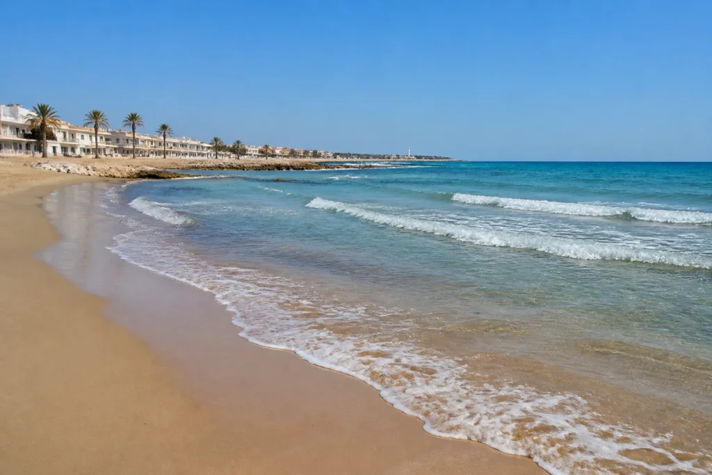 Quiet end of the beach