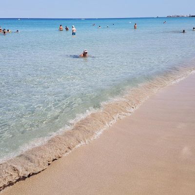 Fine sand underfoot