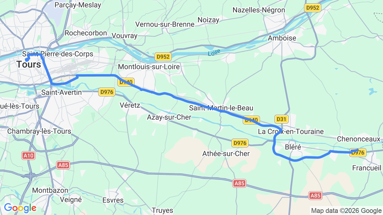 Grocery run — E.Leclerc / Carrefour, Tours to Chateau de Chenonceau