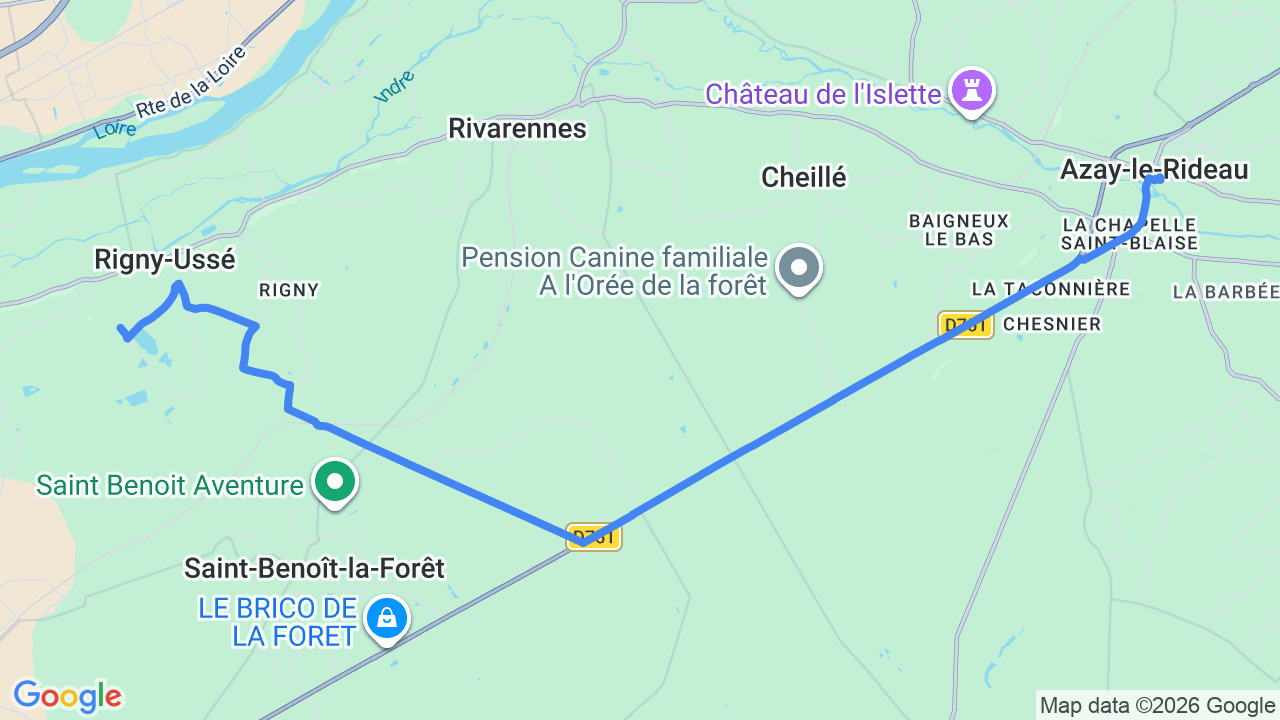 Lunch in Azay-le-Rideau to Chateau d'Usse — the Sleeping Beauty castle