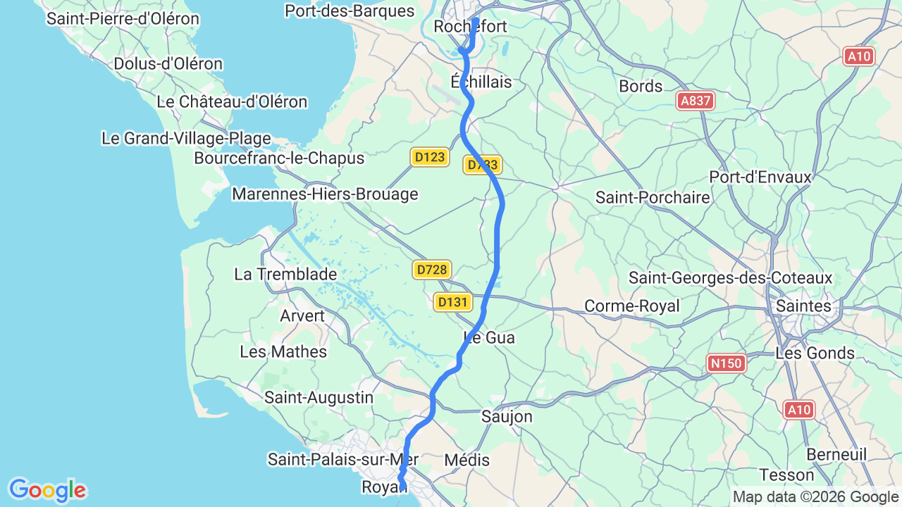 Rochefort — Corderie Royale + Arsenal to Lunch in Royan — port/beachfront